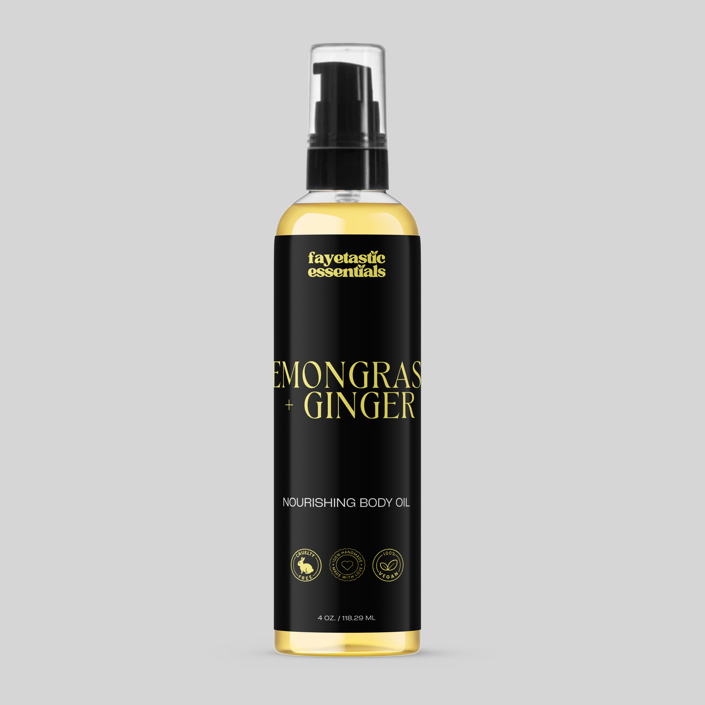 Lemongrass and Ginger Nourishing Body Oil
