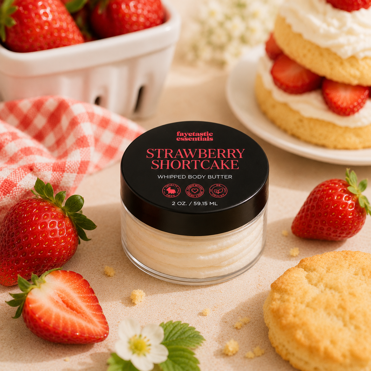 Strawberry Shortcake (Whipped Body Butter)